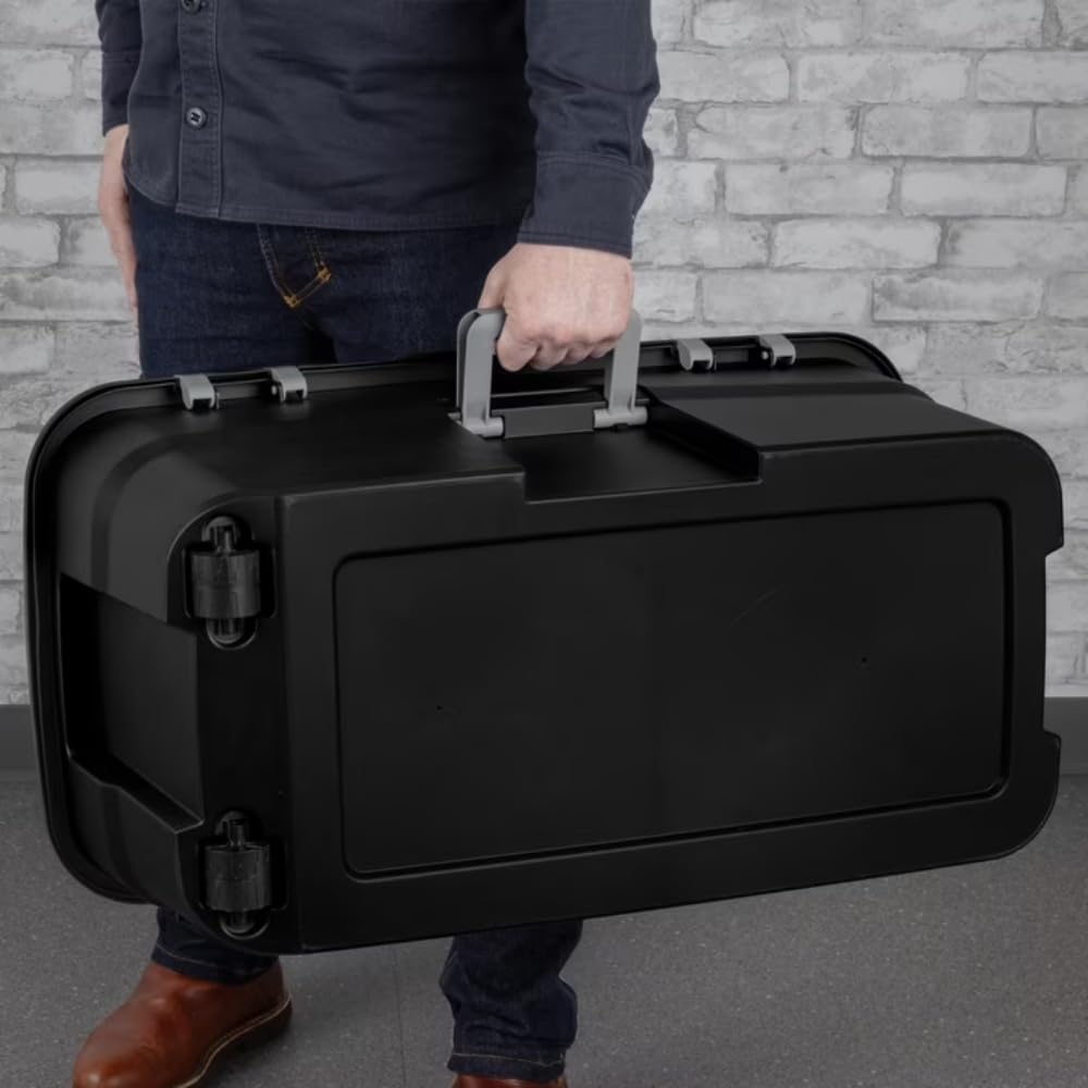 2-Pack 22Gal Wheeled Black Storage K748283