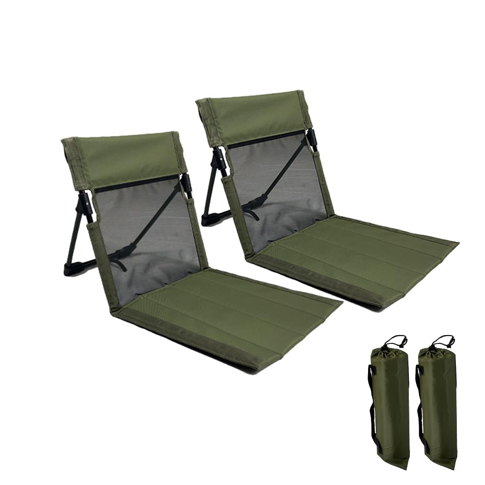 2 Pack Foldable Camping Chairs with Mesh Backrest N173160