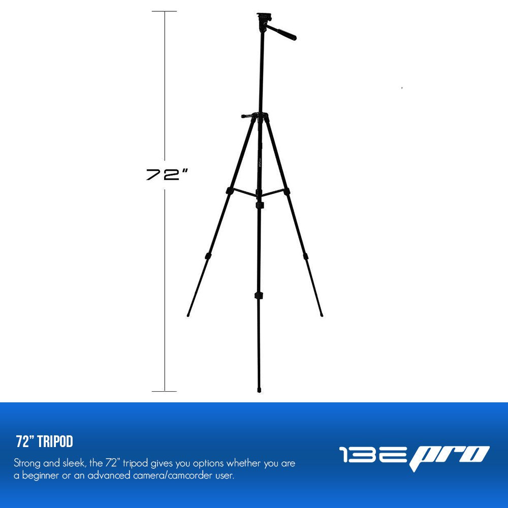 72-inch Tripod with Bubble Leveling and Carrying Case H6462