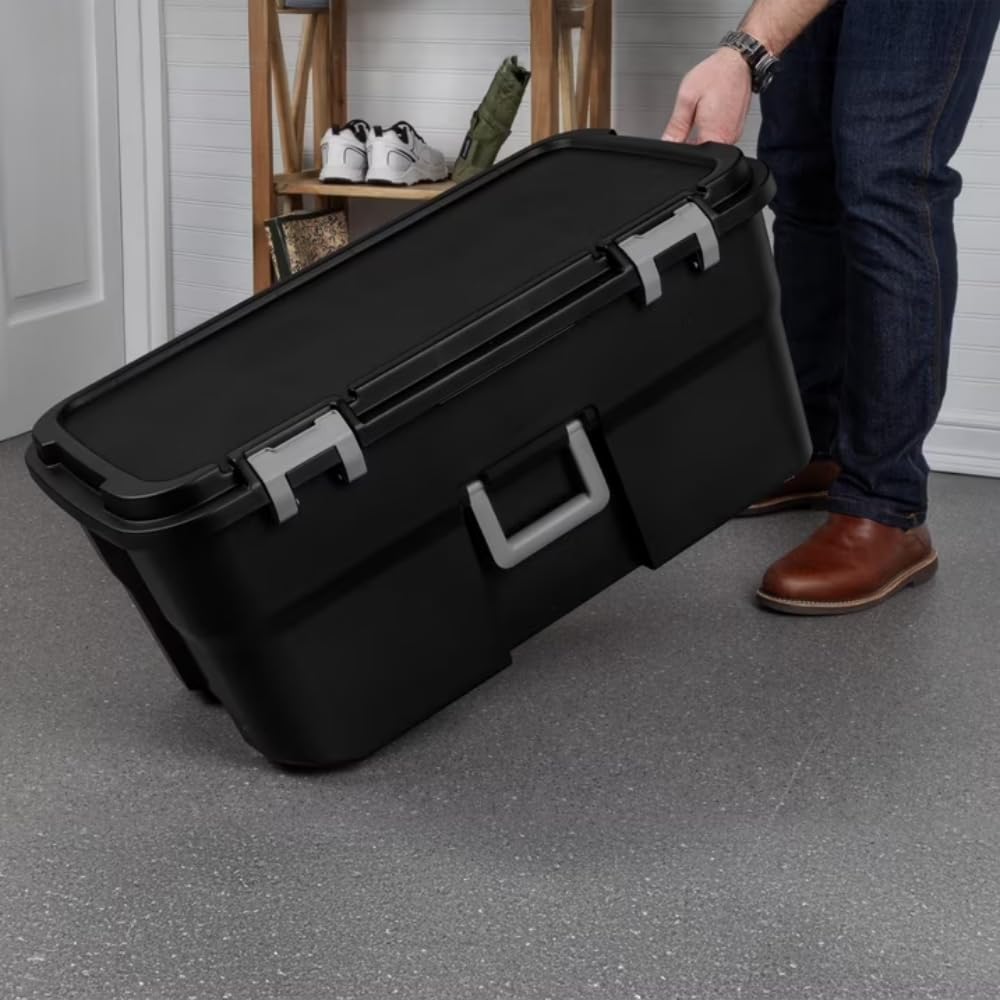 2-Pack 22Gal Wheeled Black Storage K748283