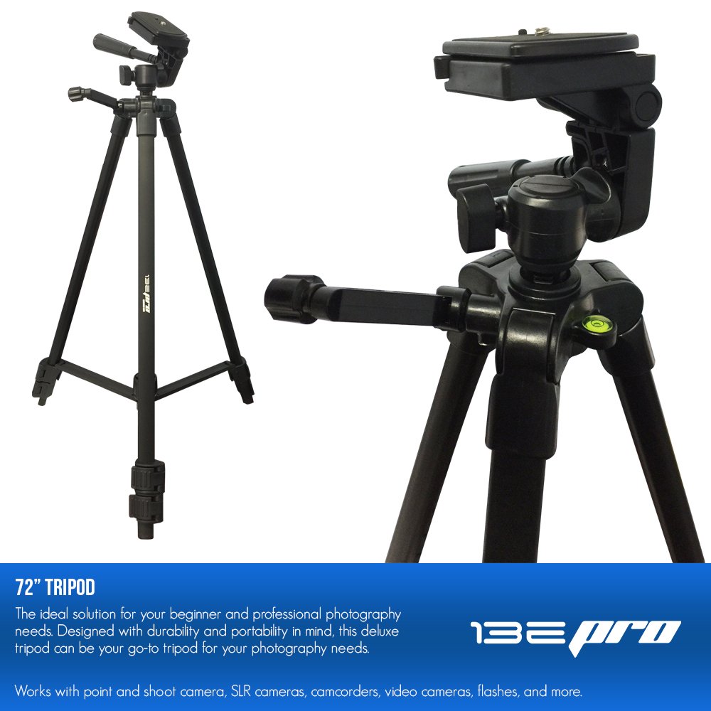 72-inch Tripod with Bubble Leveling and Carrying Case H6462