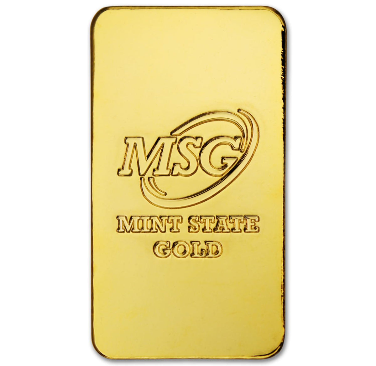 1 oz Gold Plated Bar D851279