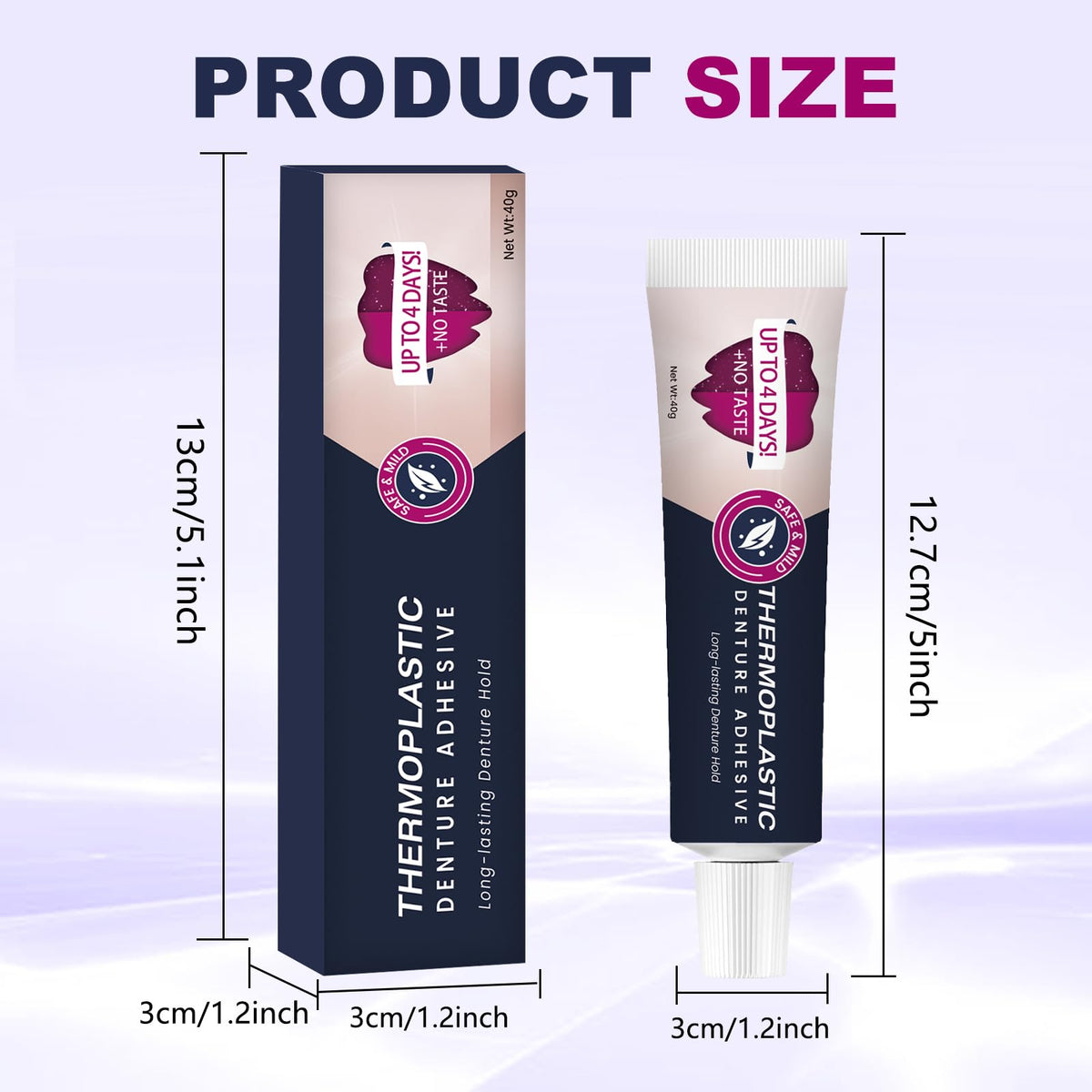 2Pcs Thermoplastic Denture Adhesive S598960