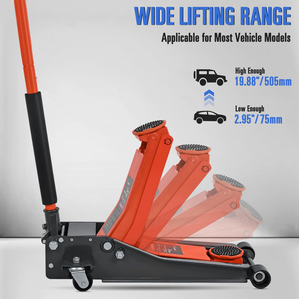 3 Ton Low Profile Hydraulic Floor Jack H156