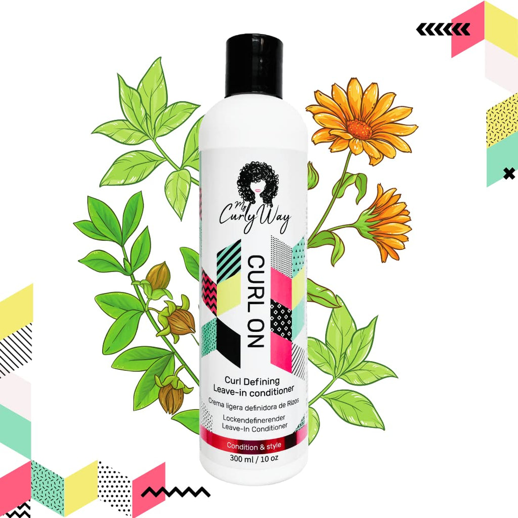 10 Oz Vegan Leave In Conditioner for Curly Hair X20829