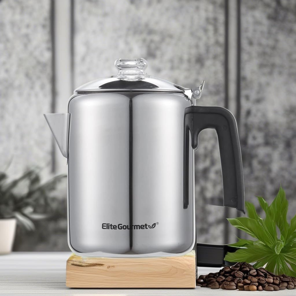8-Cup Stovetop Coffee Percolator W148437
