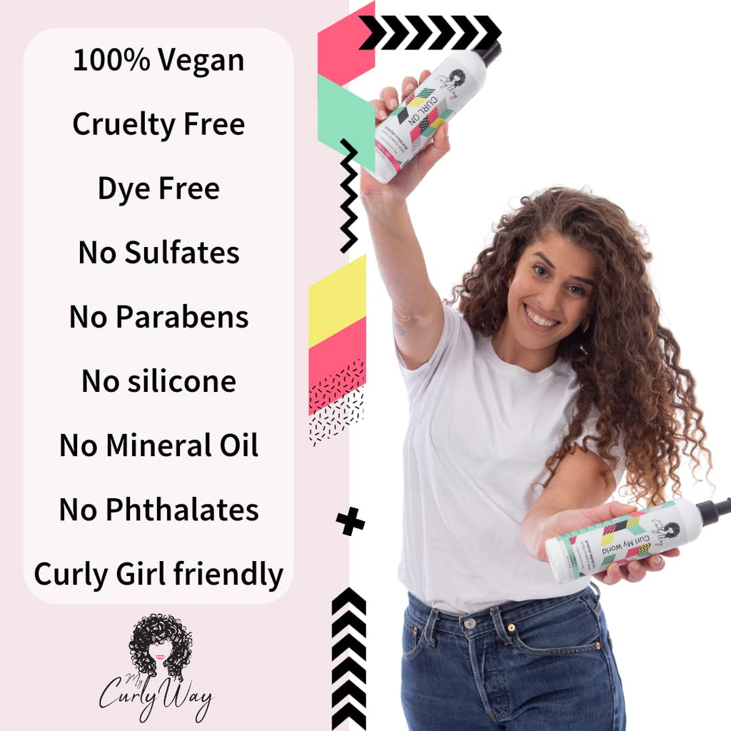 10 Oz Vegan Leave In Conditioner for Curly Hair X20829