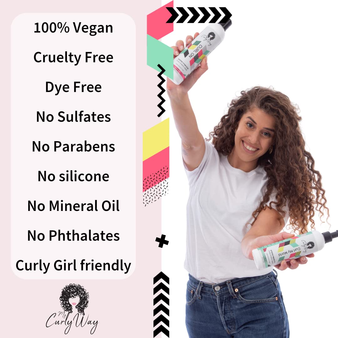 10 Oz Vegan Leave In Conditioner for Curly Hair X20829