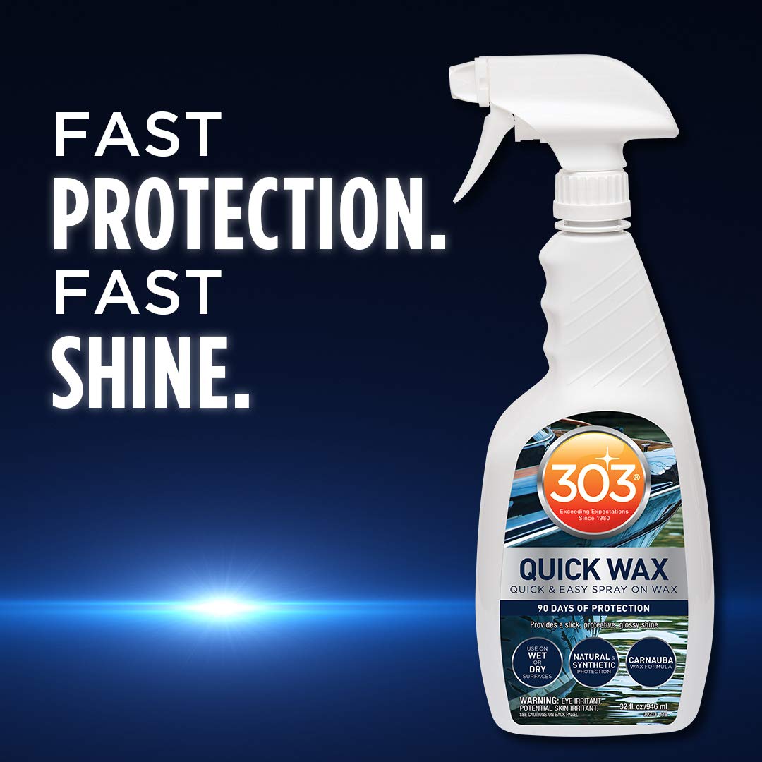 Marine Quick Wax Spray On Carnauba Wax 32 fl. oz. 6 Pack E890198