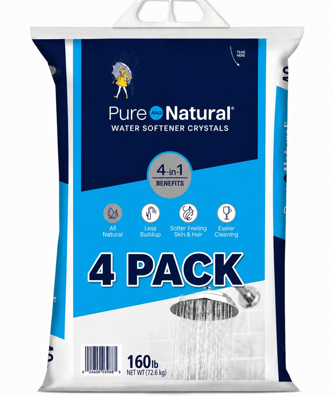 4 Pack 40 lb Water Softener Salt Pellets M390