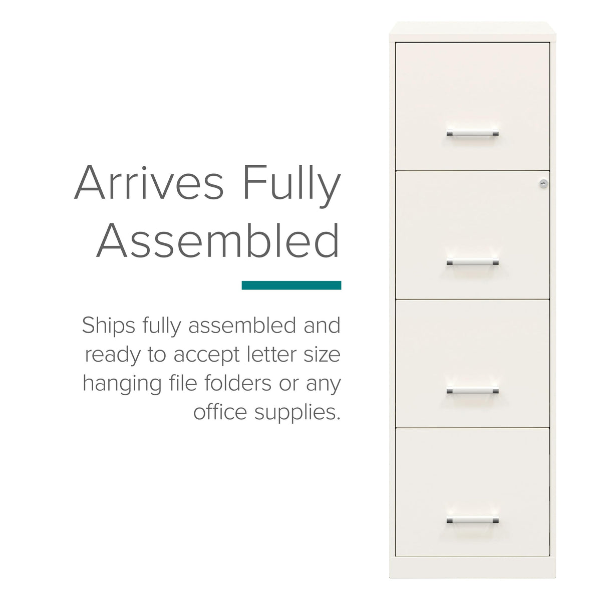4 Drawer Vertical Steel File Cabinet E704814