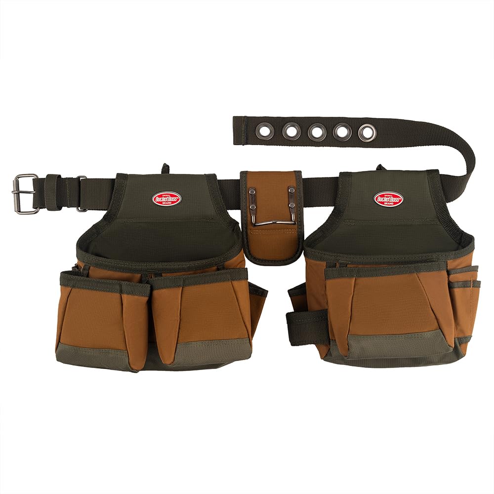 Brown Two Bag Tool Belt B243