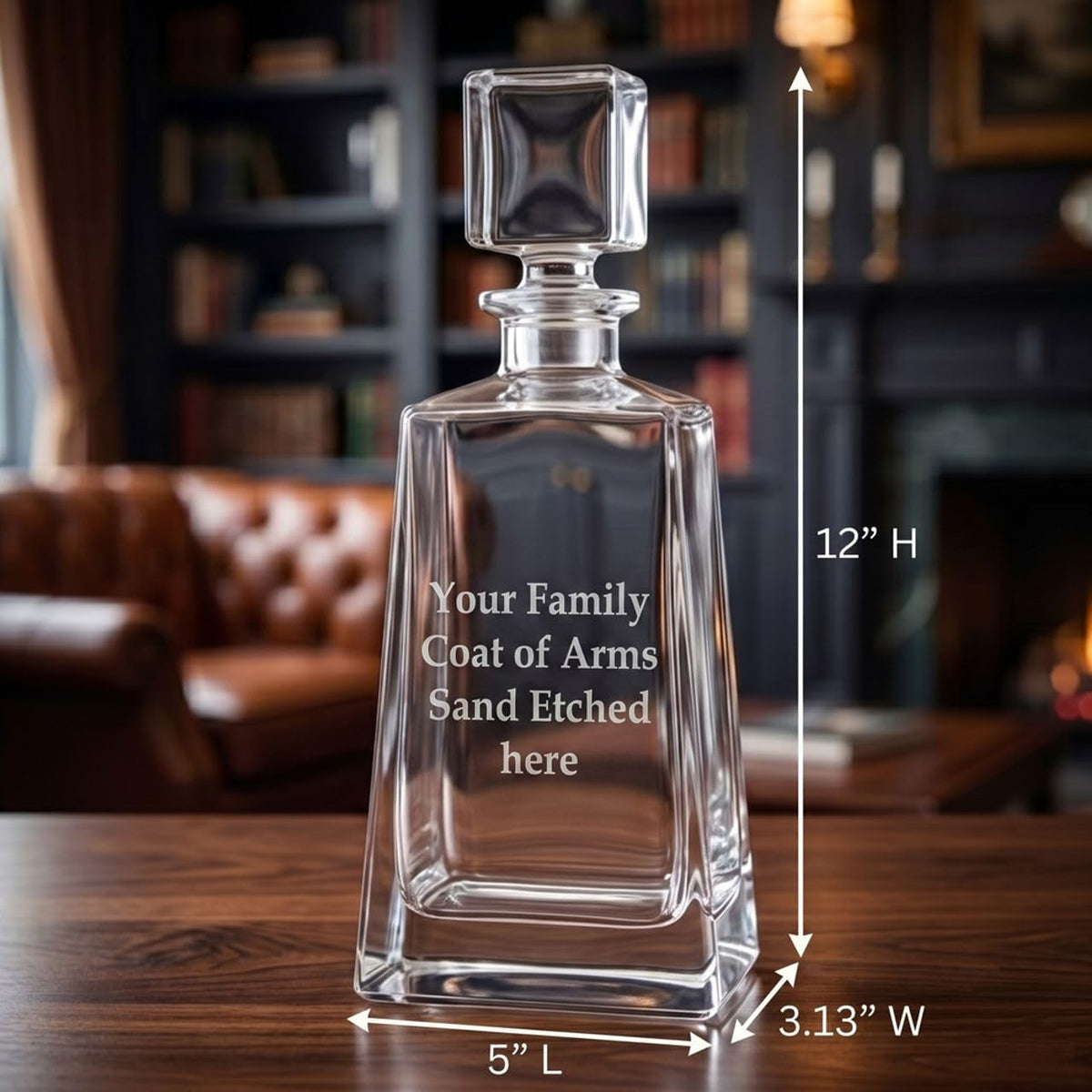 750 mL Liquor Decanter D129