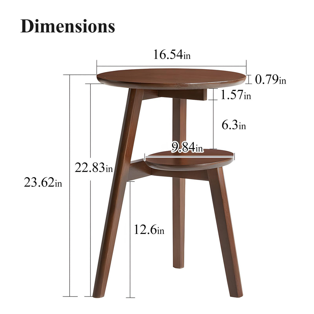 2-Tier Round Side Table F3838