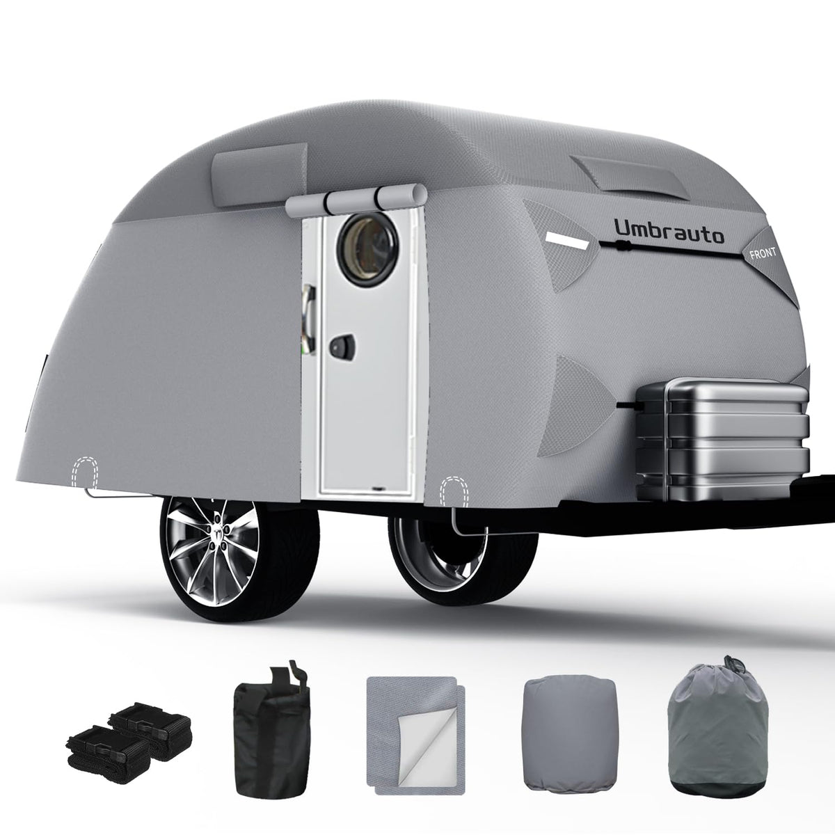 8'-10' 7 Layers Waterproof Travel Trailer Cover O349359