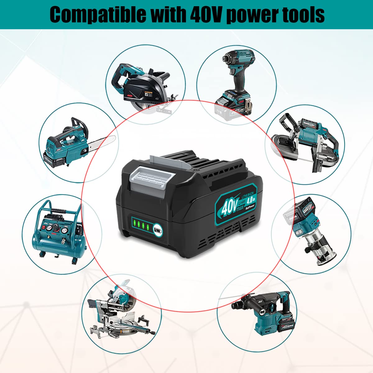 40V 4.0Ah Battery D806