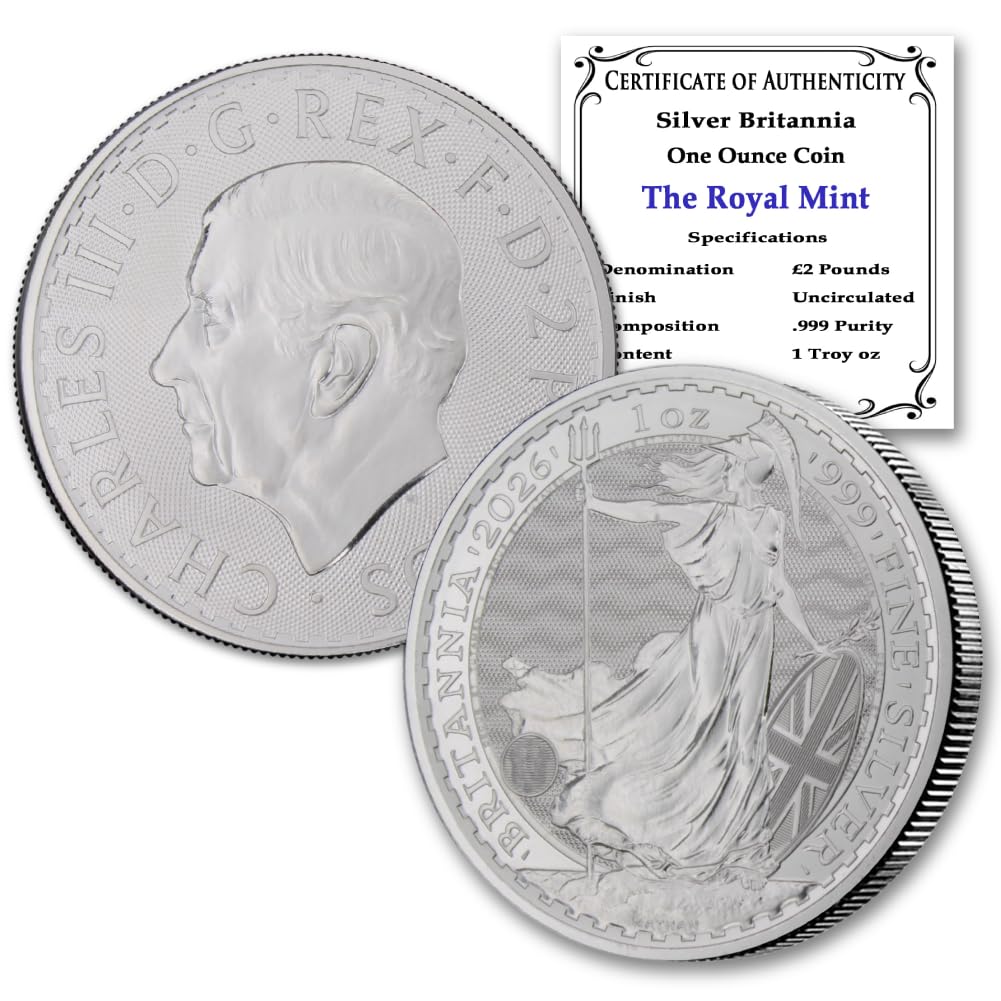 1 oz British Silver Britannia Coin Brilliant Uncirculated B266