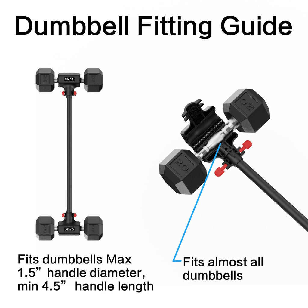 Dumbbell Converter, Up to 220LB Capacity H150