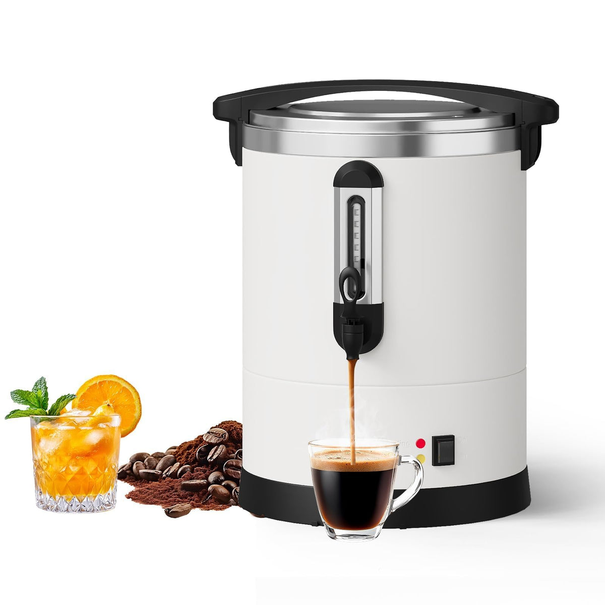 80-Cup Stainless Steel Commercial Coffee Urn C838699