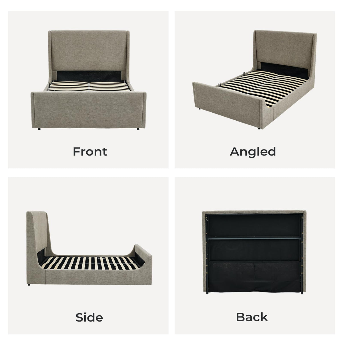 Full Size Lift Up Storage Bed Frame F7185
