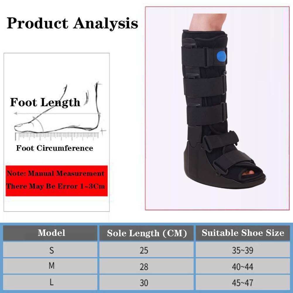 Air Cam Walker Leg Brace Support Walking Boot I1358