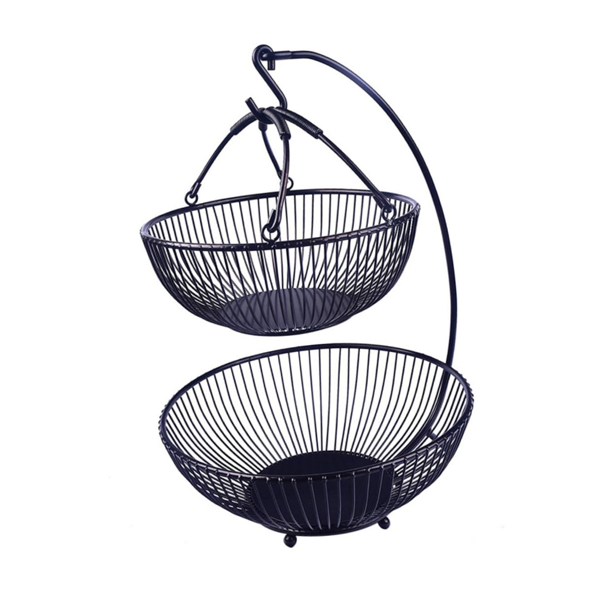 Double Layer Iron Fruit Basket P43643