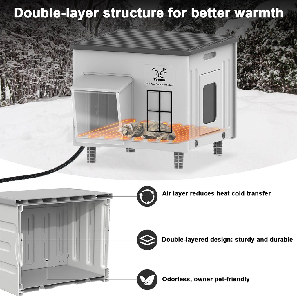 Heated Insulated Cat House A78524