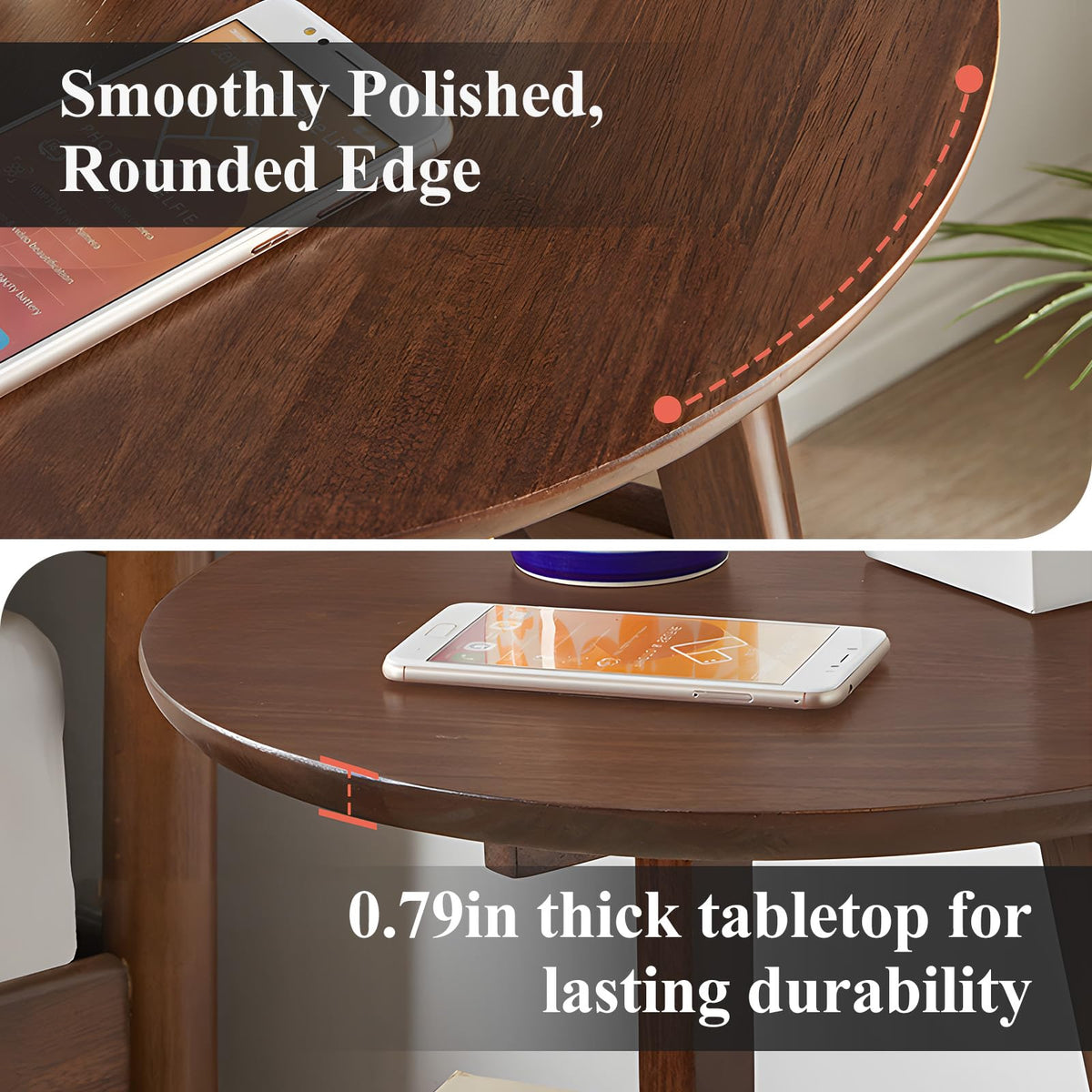 2-Tier Round Side Table F3838