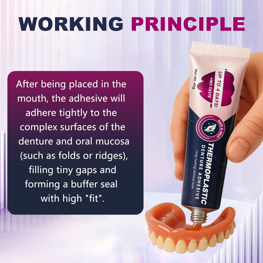 2Pcs Thermoplastic Denture Adhesive S598960