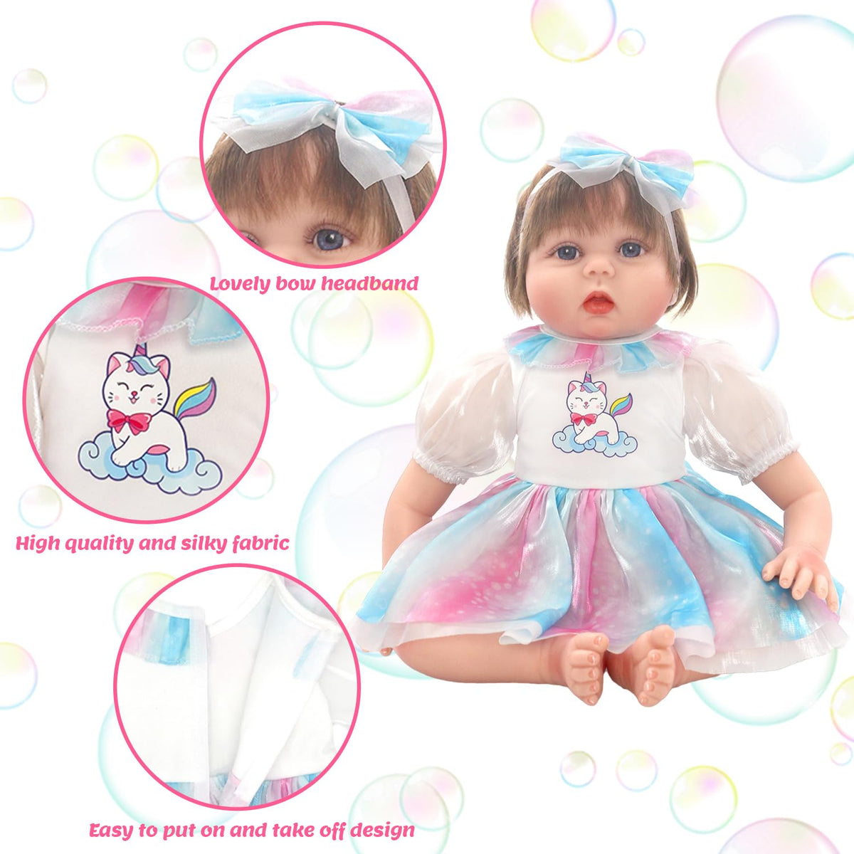 2 Sets Doll Clothes for 20-22 Inch Dolls R6884