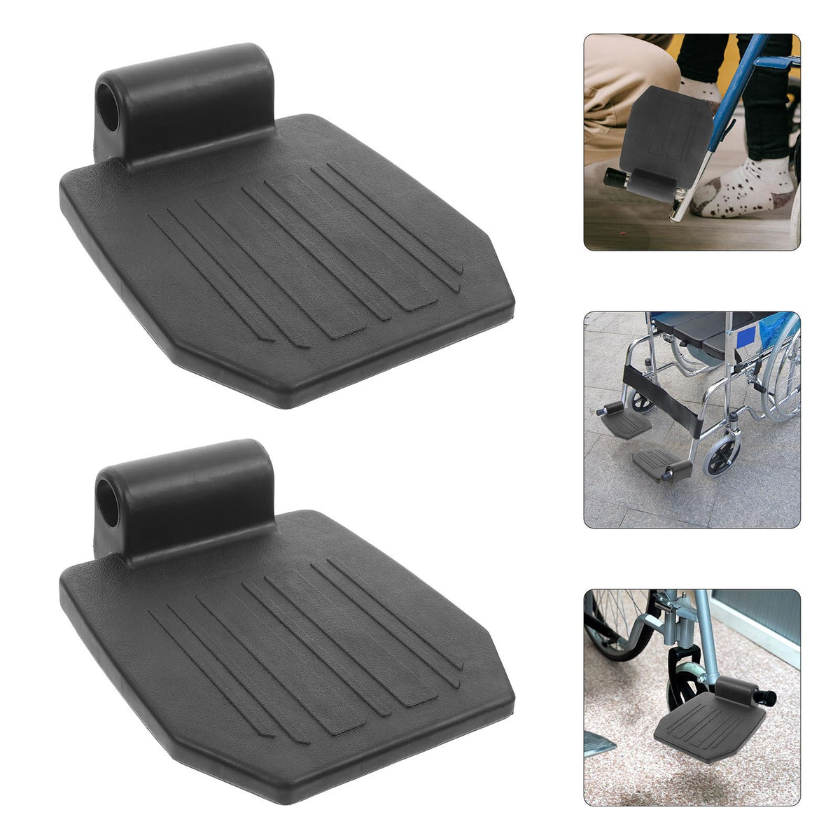 Replacement Wheelchair Footrest 2pcs Heavy Duty F634158