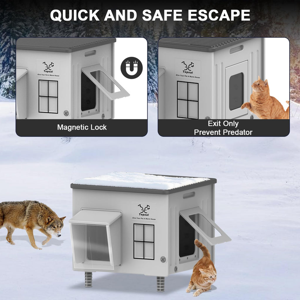 Heated Insulated Cat House A78524
