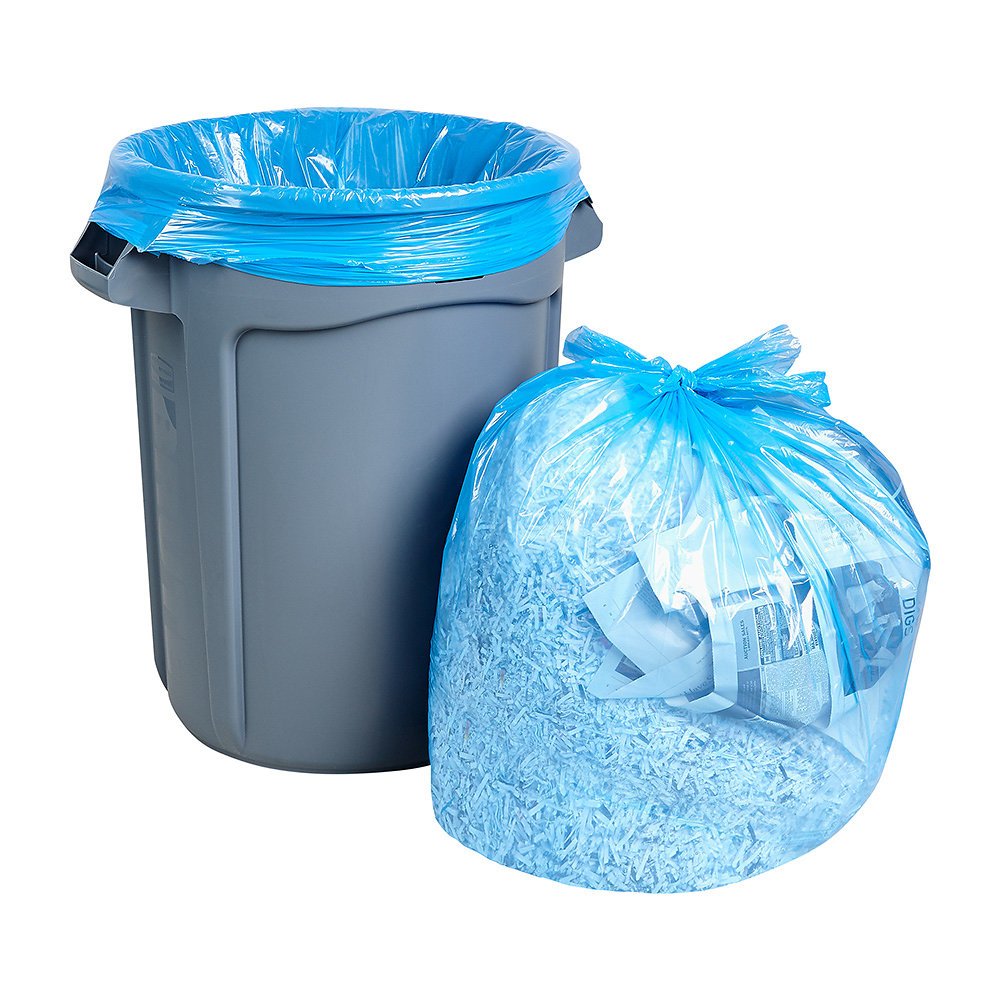 Blue Heavy Duty 33 Gallon Trash Bags 100 Count Z6315