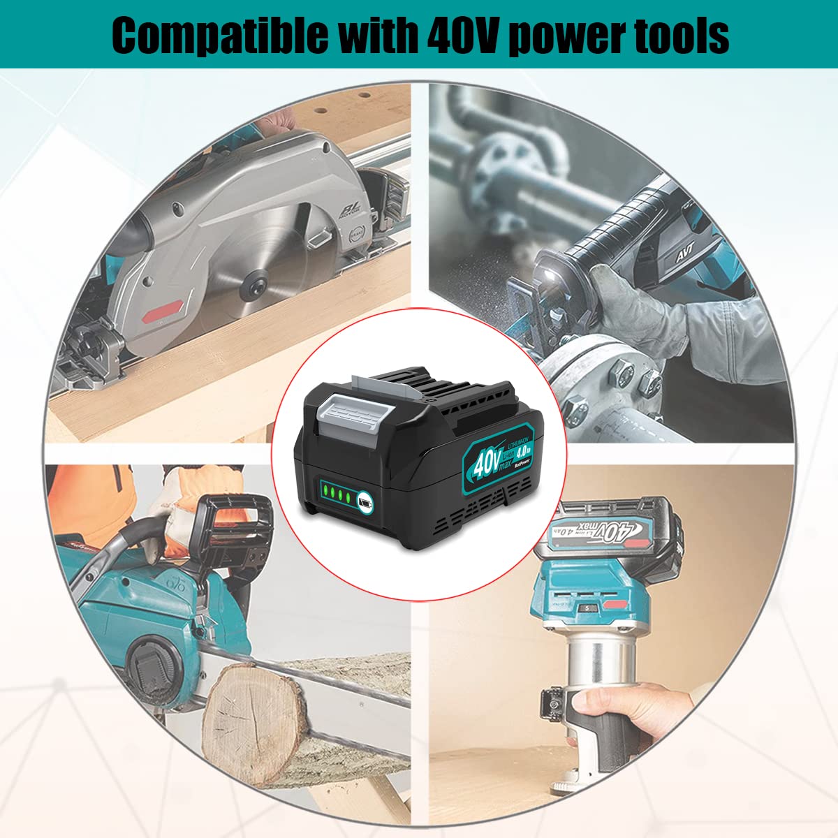 40V 4.0Ah Battery D806