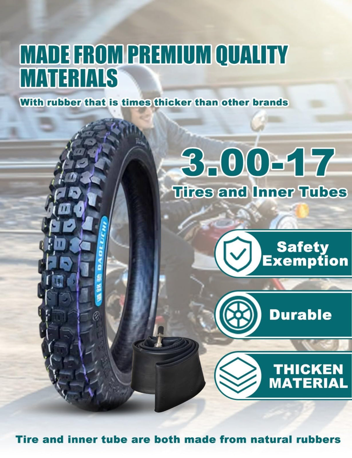 3.00-17 Scooter Tire G877