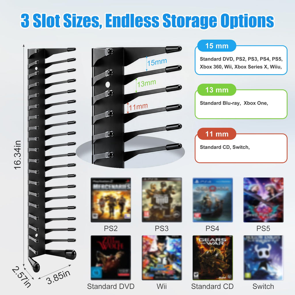 Anti-Drop CD Storage Shelf 6 Pack M899