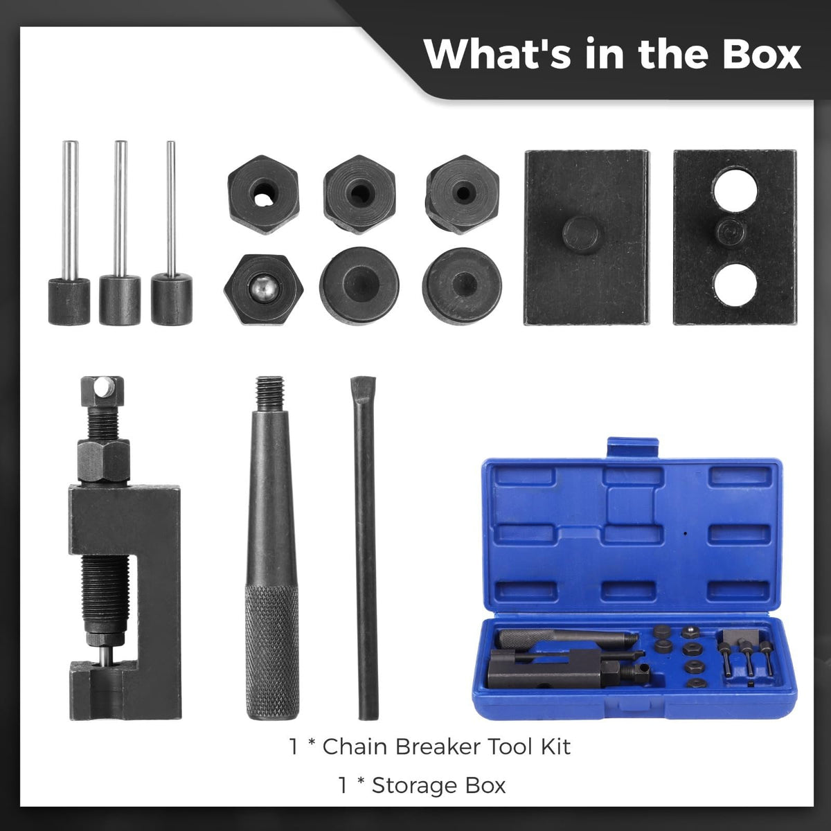 15 Pcs Motorcycle Chain Breaker Tool Set I2902
