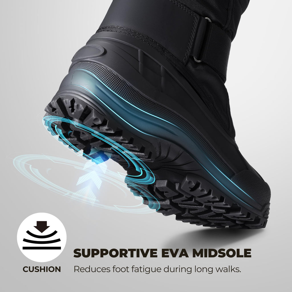 Waterproof Insulated Winter Snow Boots U66512