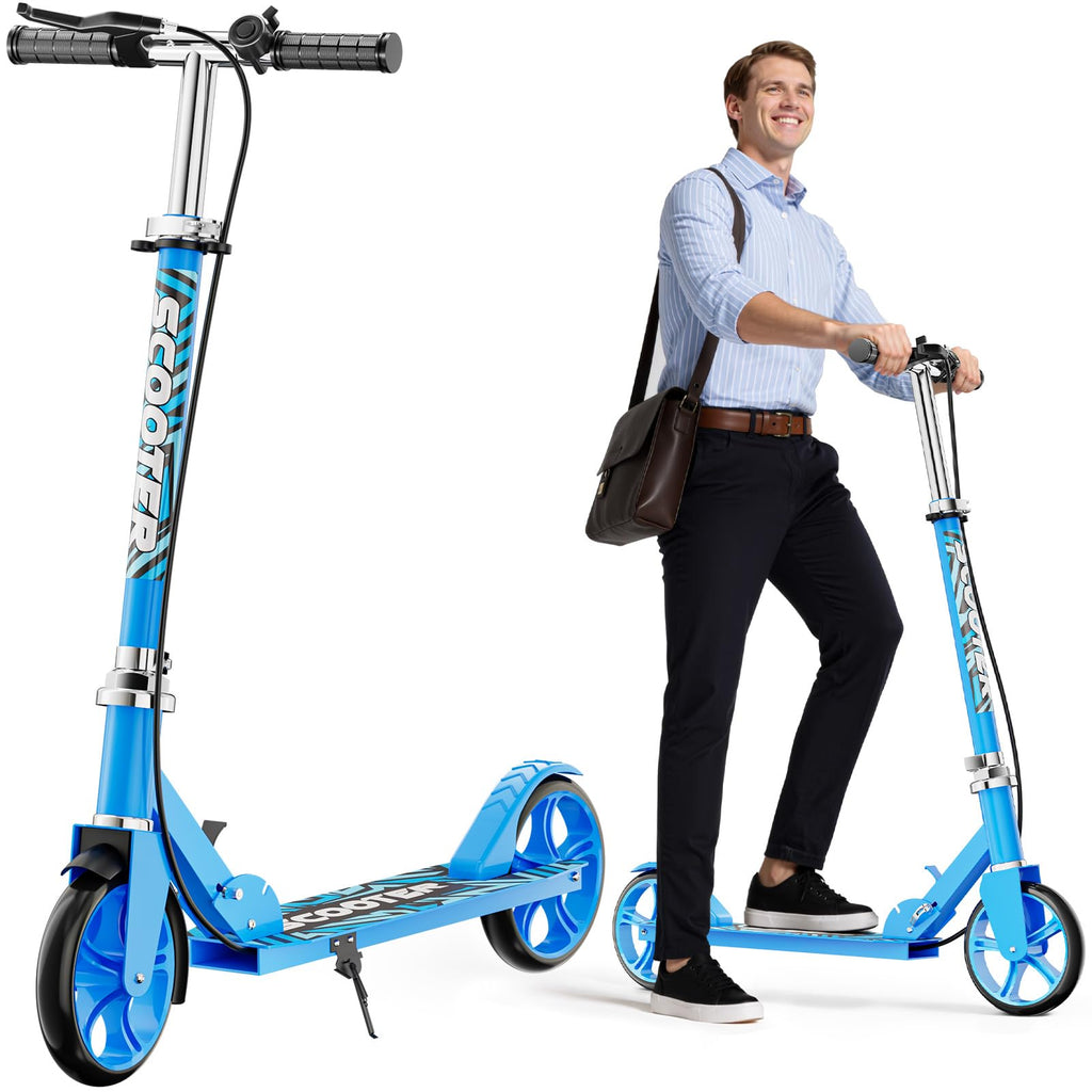 Lightweight Foldable Scooters with 8-Inch Wheels and Hand Brake B330