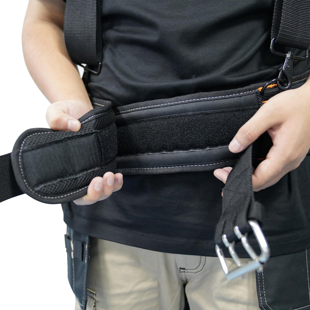 Heavy Duty Polyester Padded Tool Belt, Black O308280