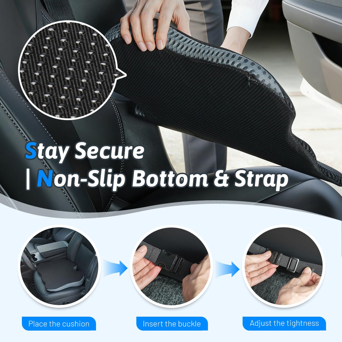 Wedge Car Seat Cushion X7521