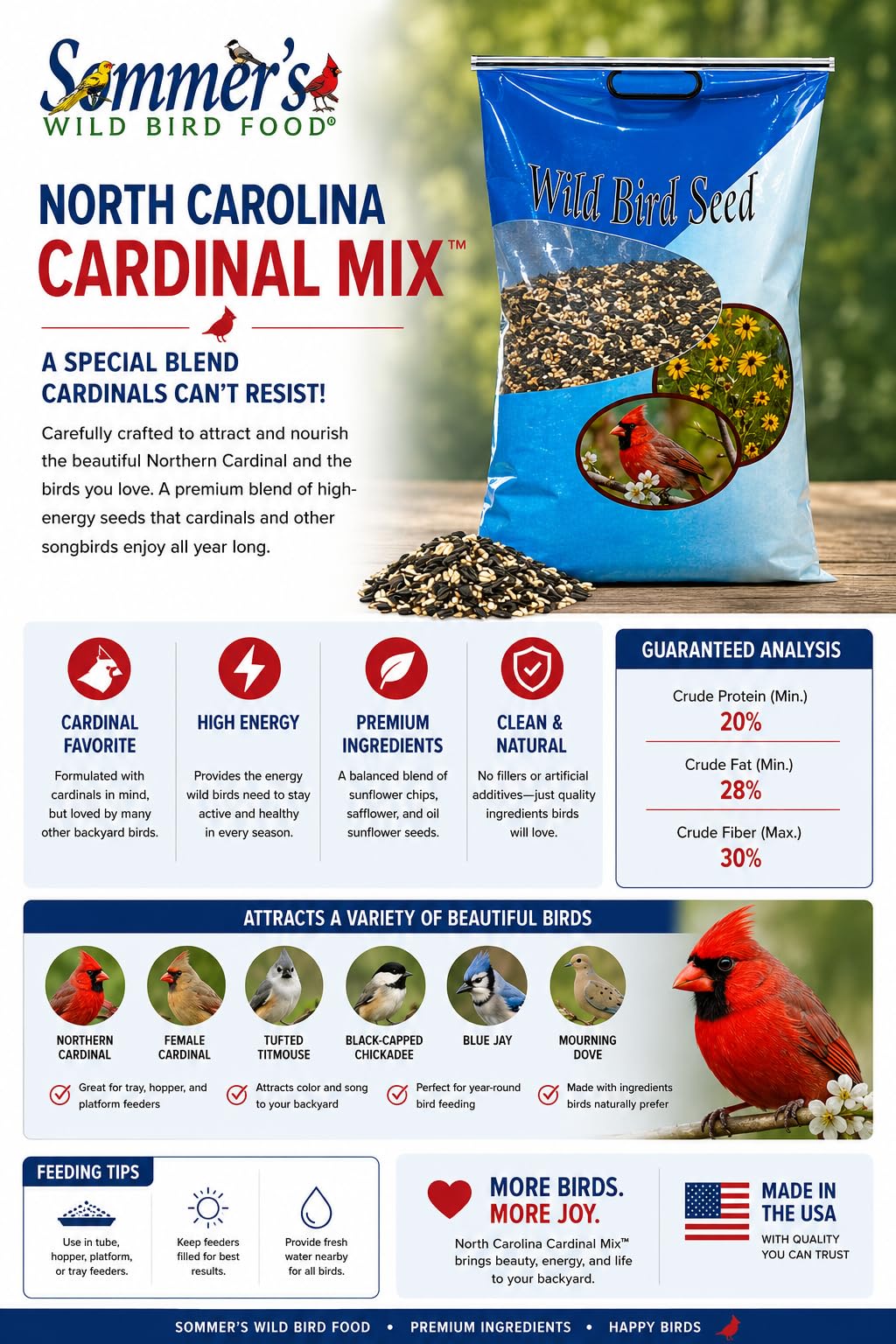 Bird Seed, 20 lb M460574