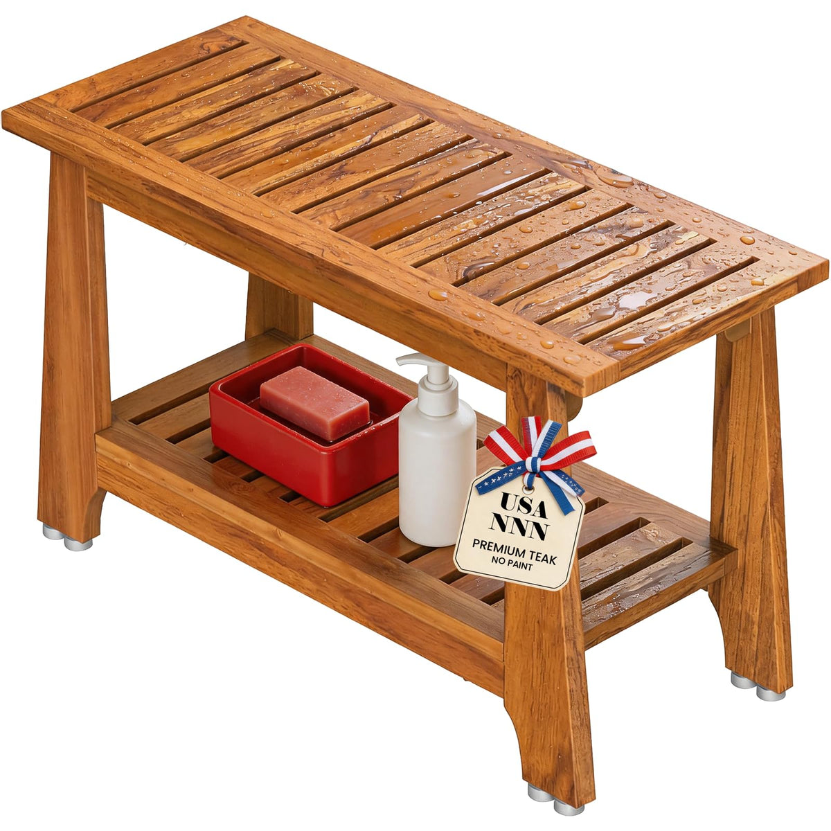 30" Teak Shower Bench M37169