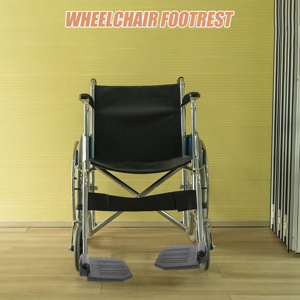 Replacement Wheelchair Footrest 2pcs Heavy Duty F634158