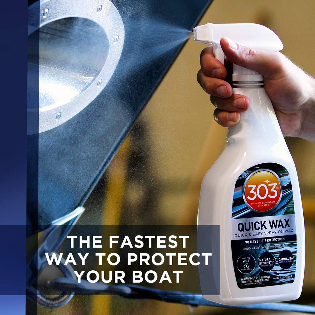 Marine Quick Wax Spray On Carnauba Wax 32 fl. oz. 6 Pack E890198