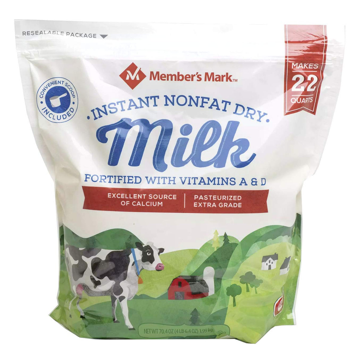 Nonfat Dry Milk with Vitamins A & D, 70.4 Ounce H4131