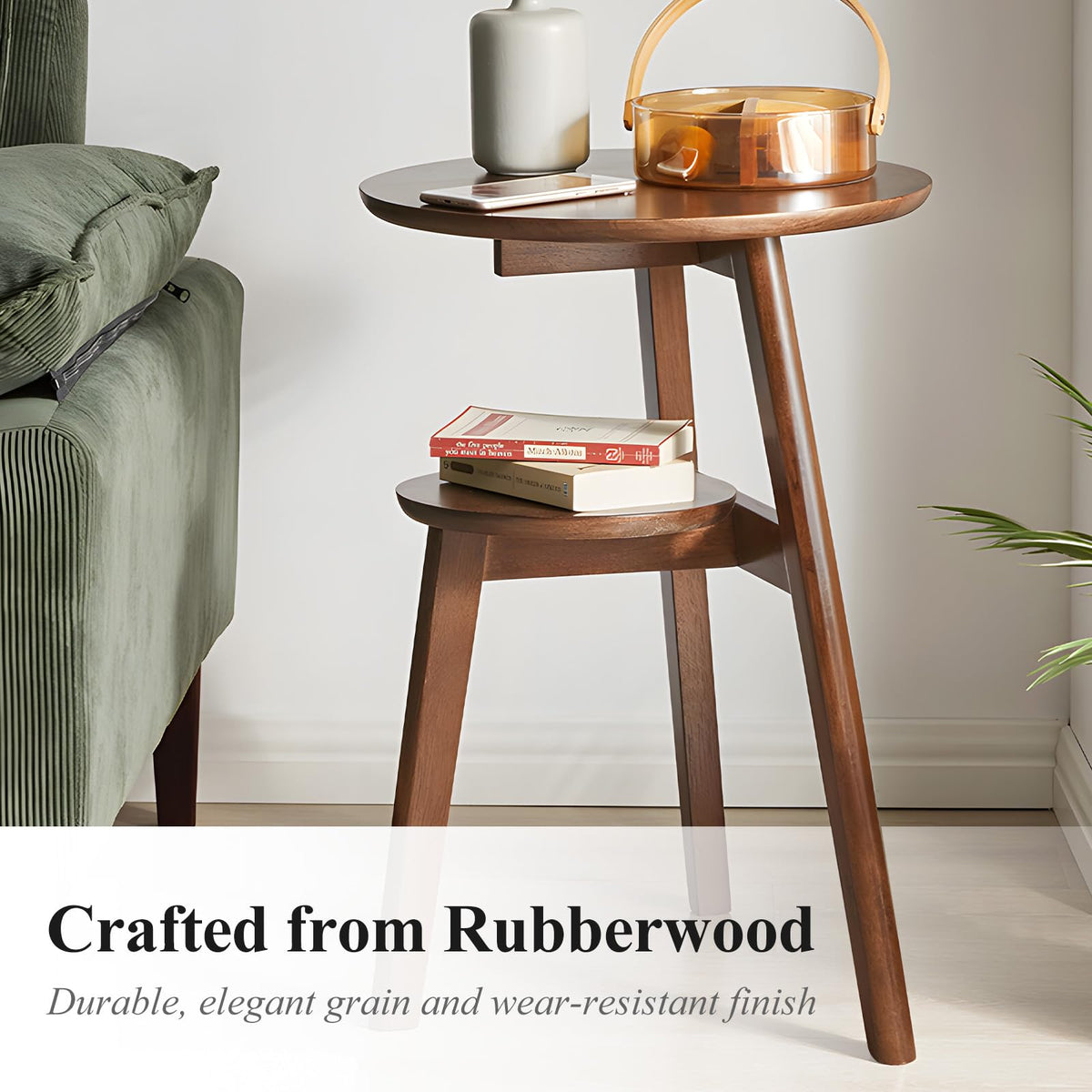 2-Tier Round Side Table F3838