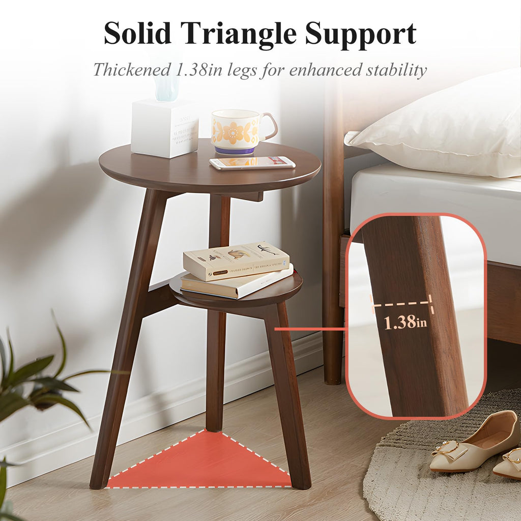 2-Tier Round Side Table F3838