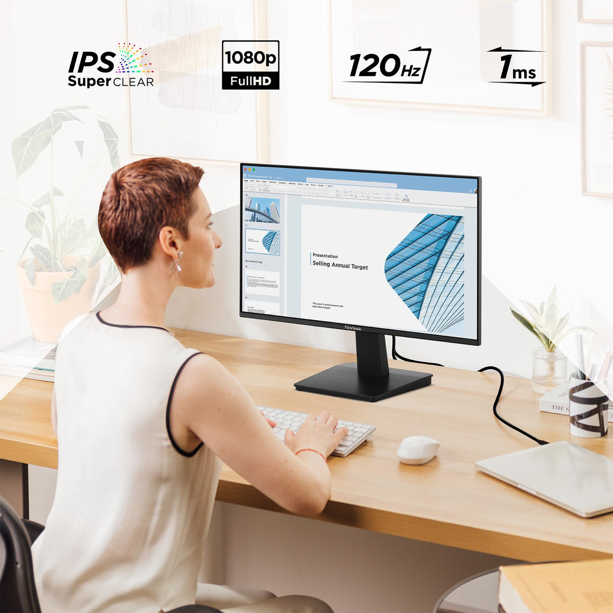 24 Inch 1080p IPS 120Hz Computer Monitor B5403