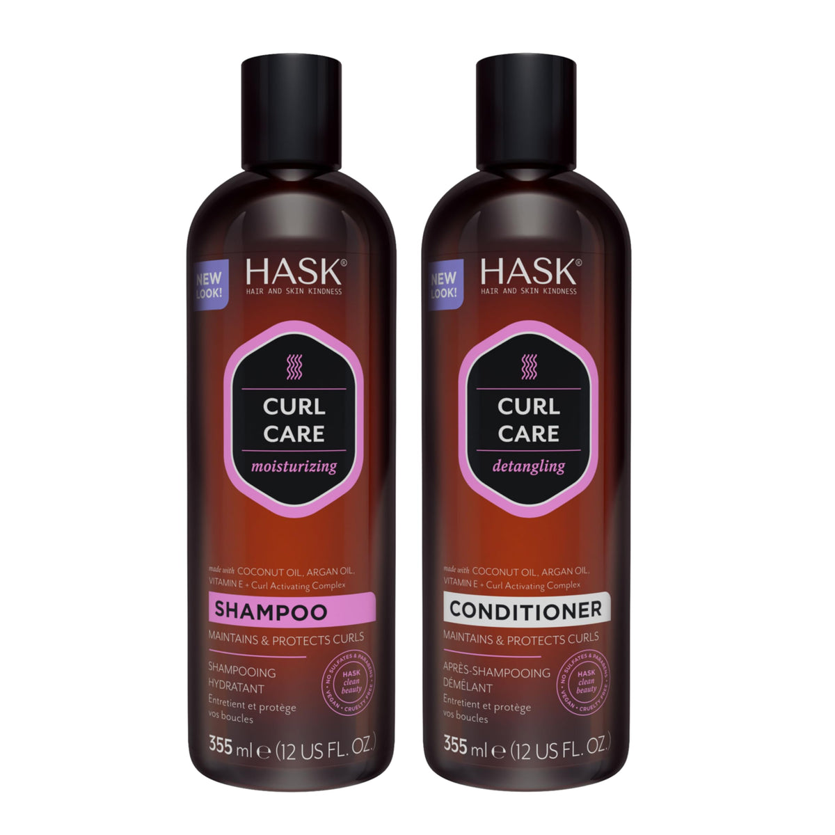 Coconut and Argan Oil Shampoo + Conditioner Set G6432